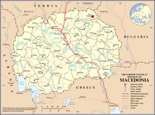 Harta Serbia